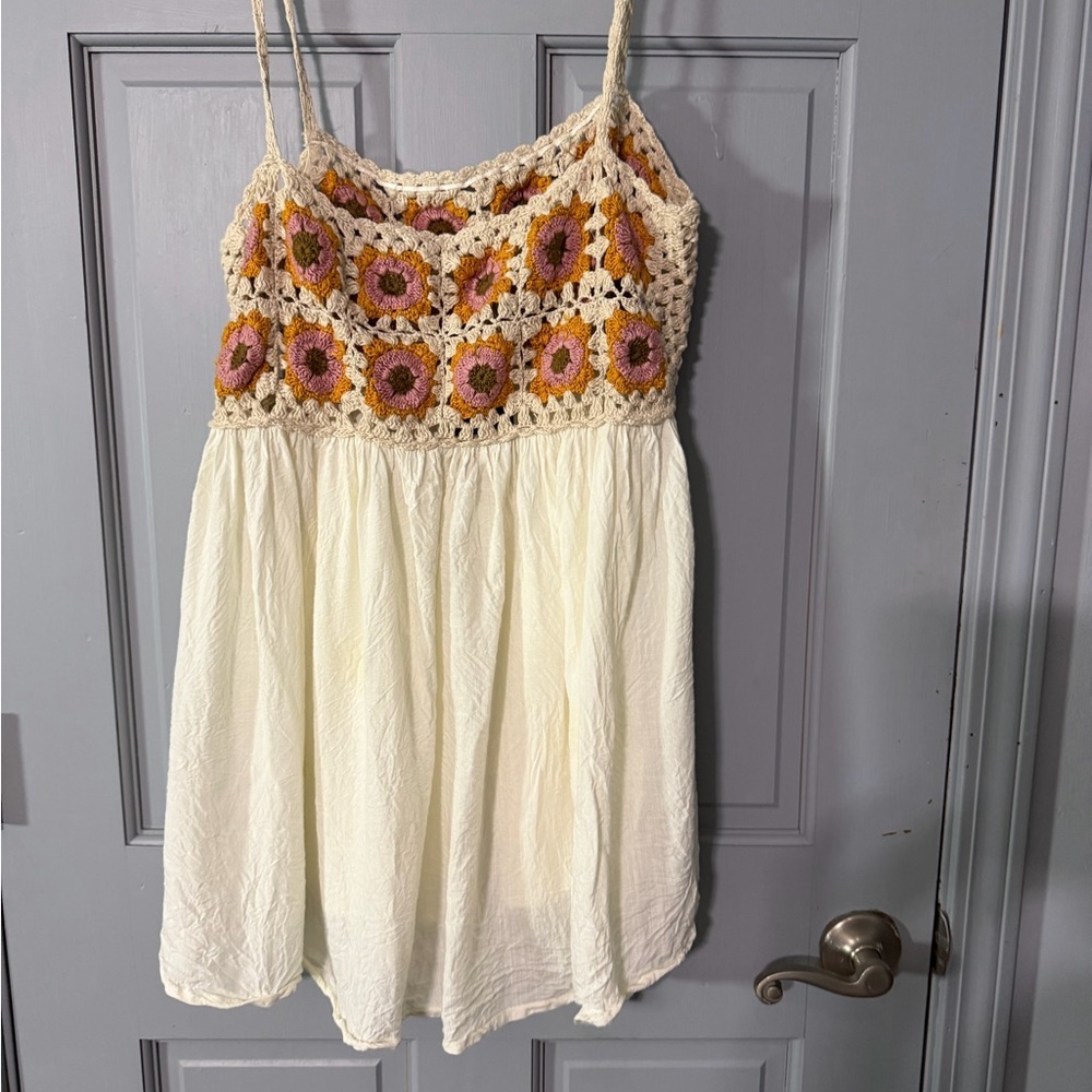ASOS Design Crochet Floral Dress